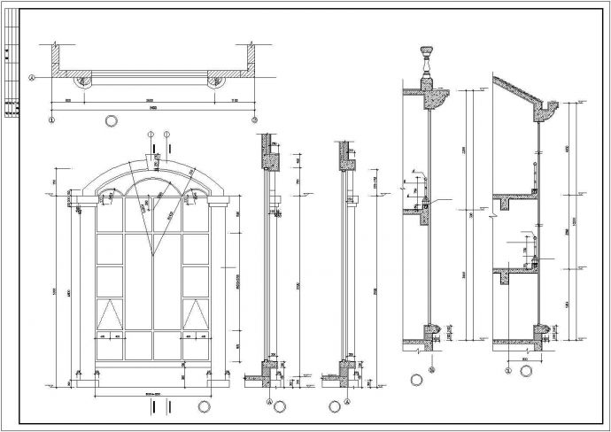 某花园经典别墅住宅建筑完整方案设计施工CAD图纸_图1