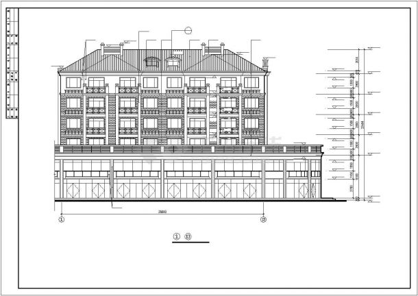 某两套独立豪华别墅建筑全套方案设计施工CAD图纸-图一