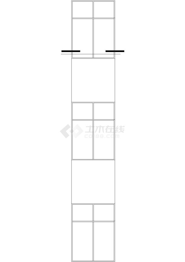 某四层行政办公综合楼建筑详细方案设计施工CAD图纸-图一