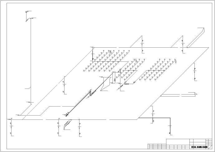 某小型塔式住宅楼内生活给水排水详细方案设计施工CAD图纸_图1