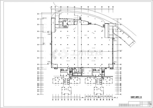 某小型塔式住宅楼内生活给水排水详细方案设计施工CAD图纸-图二