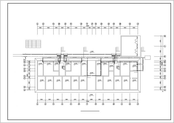 某6层电梯住宅楼内生活给水排水详细方案设计施工CAD图纸_图1
