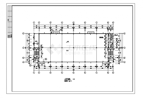 厂房设计_江苏2套多层厂房建筑设计施工cad图纸-图二