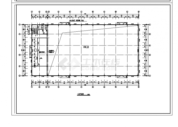 厂房设计_北京2套多层厂房建筑设计施工cad图纸-图一