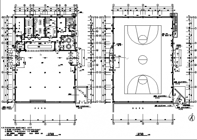 洋河二套实验中学教学楼建筑设计施工cad图纸_图1