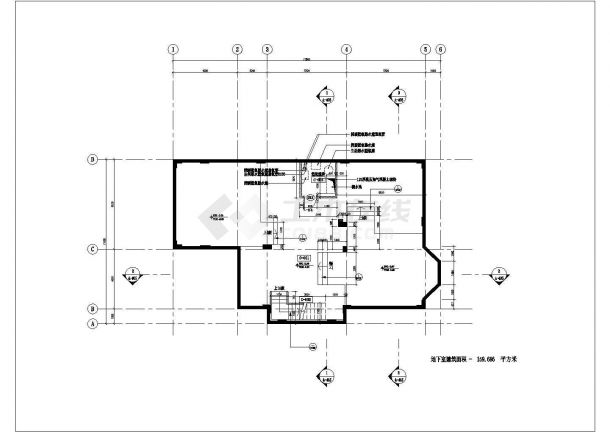合肥市西宁花园小区470平米3层砖混结构独栋私人别墅建筑设计CAD图纸-图一