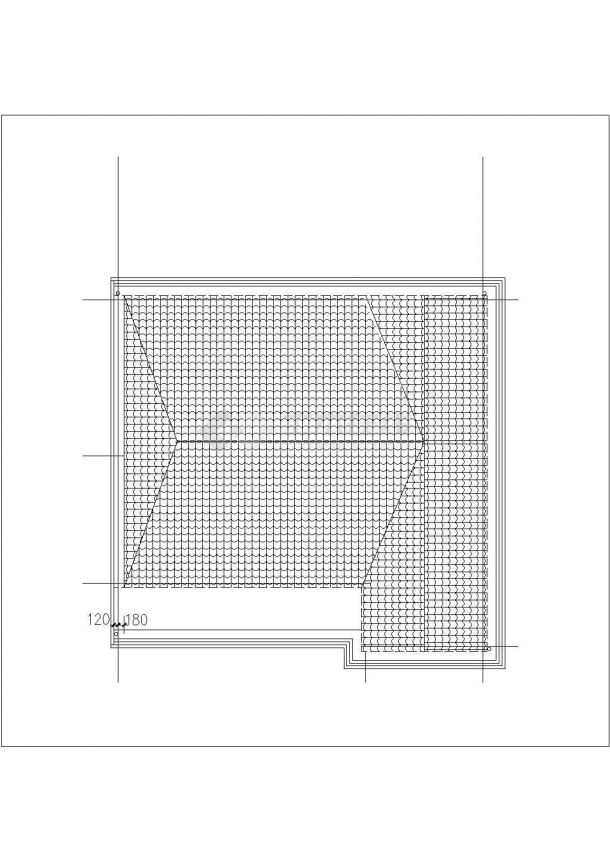 贵阳市善福花园小区176平米2层砖混结构单体别墅建筑设计CAD图纸-图一
