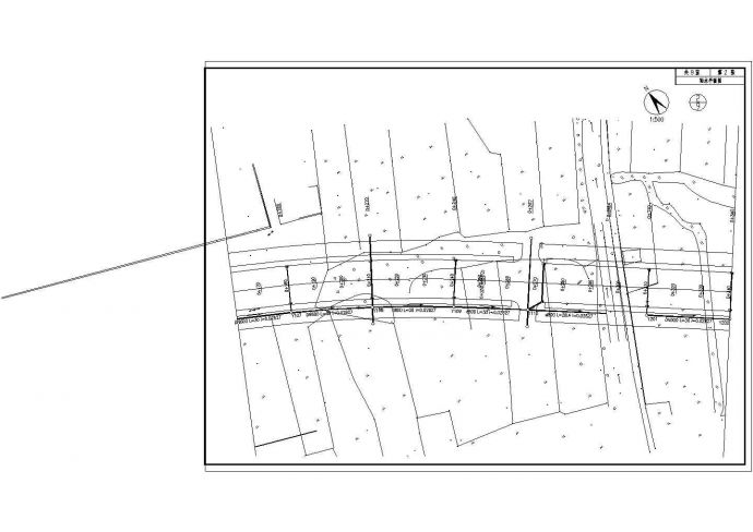 [福建]某地市政工程全套给排水及管线施工设计cad图纸_图1