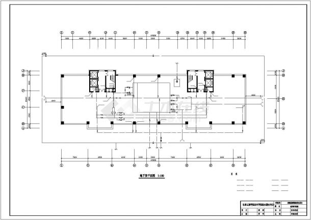 四平市春丽花园小区18层框架结构住宅楼给排水系统设计CAD图纸-图二