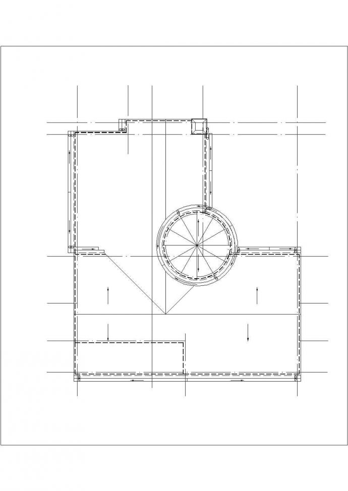 广安市秀禾新村2层砖混结构乡村别墅建筑设计CAD图纸_图1