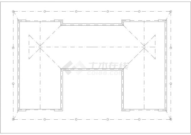 绵阳市金福花园小区3层砖混结构单体别墅电气系统设计CAD图纸-图二