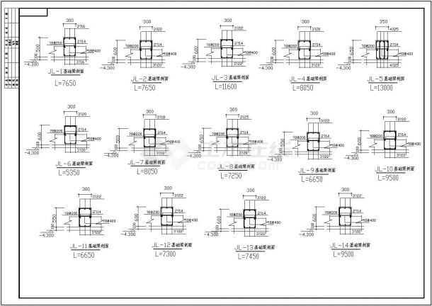 某三层框架结构欧式风格别墅设计cad全套结构施工图（含设计说明）-图一