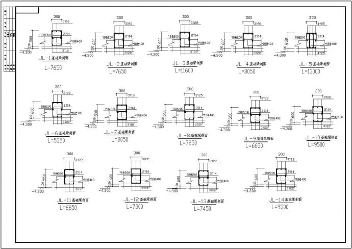 某三层框架结构欧式风格别墅设计cad全套结构施工图（含设计说明）_图1