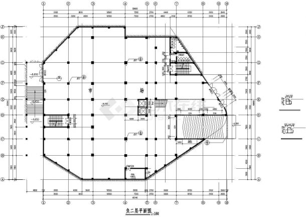 某大型农贸市场全套建筑设计CAD施工图-图一