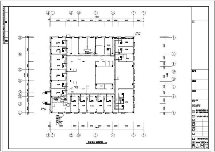 [江西]多层综合楼公共建筑空调通风及防排烟系统设计施工图_图1