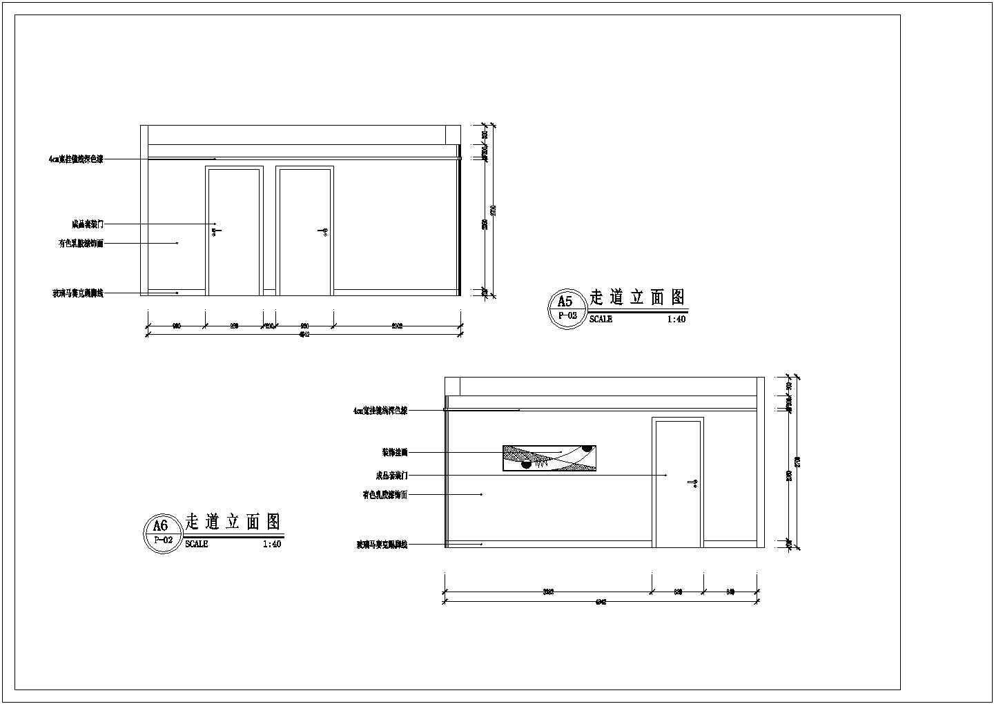 阳光家庭住宅室内装饰工程设计施工图