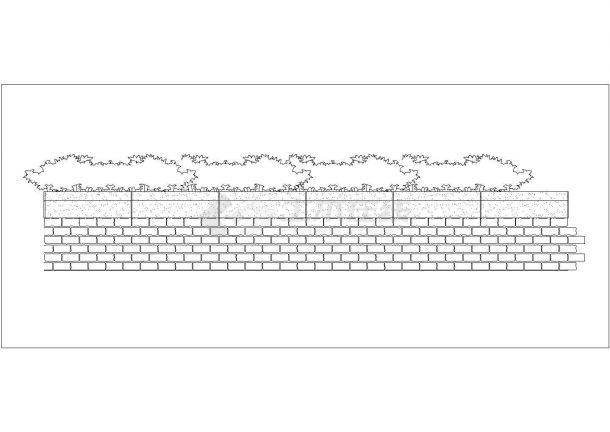某工程挡土墙规划设计cad施工详图-图二