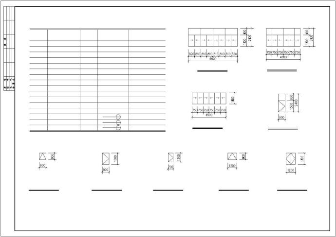 某地三层食堂建筑设计图纸（简单实用）_图1