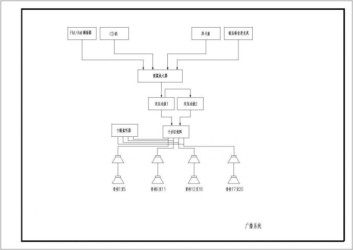 某高档小区智能化系统设计cad全套施工图（含设计说明）_图1