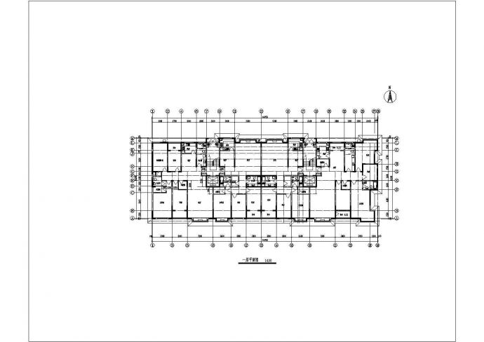 9层阁楼2单元每单元2户住宅楼建筑CAD图纸_图1