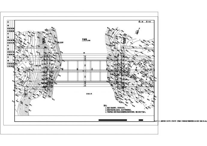 100m钢筋混凝土系杆拱结构设计CAD图_图1