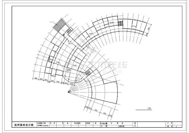 深圳市罗湖区某社区幼儿园4层框架结构教学楼建筑设计CAD图纸-图二