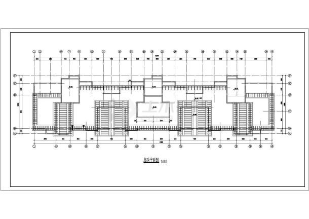 11层3单元每单元2户住宅建筑方案图-图二