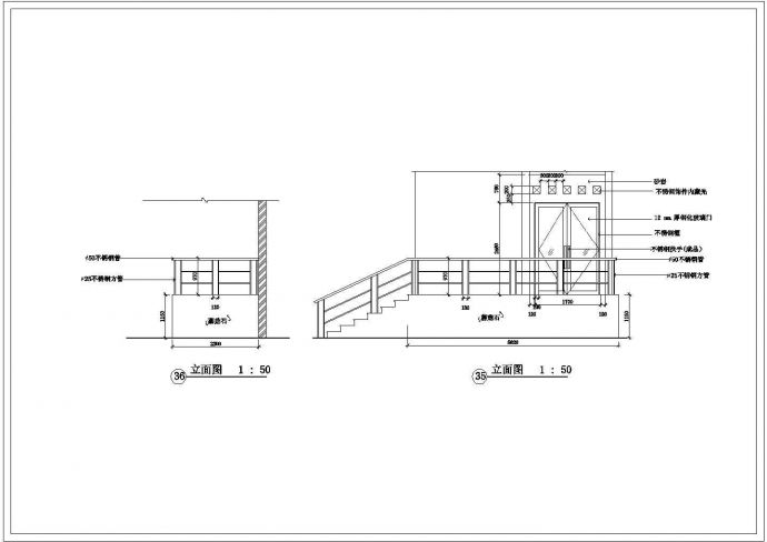 海门区步行街某连锁KTV包房装修设计CAD图纸_图1