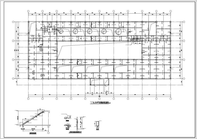 某多层框架结构办公楼设计cad全套结构施工图（含设计说明）_图1