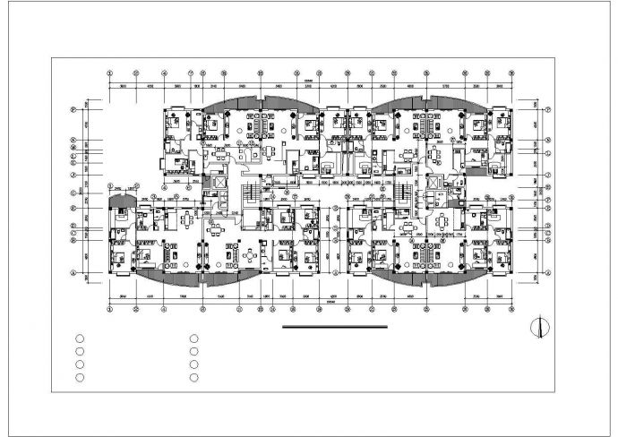 南通高层住宅户型建筑设计方案图_图1