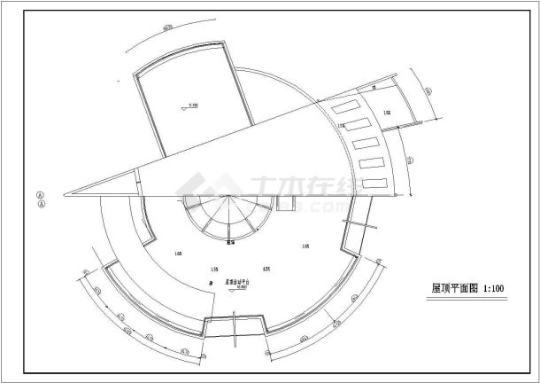 武汉市梓园路某新建幼儿园3层框架结构幼儿园建筑设计CAD图纸-图一