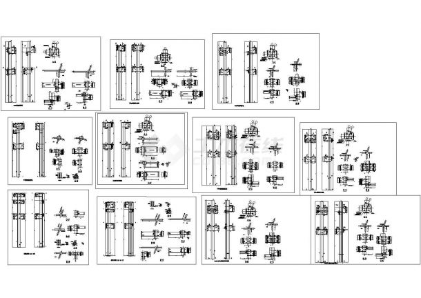 某多层框架结构办公楼设计cad全套结构施工图（甲级院设计，23张图）-图二