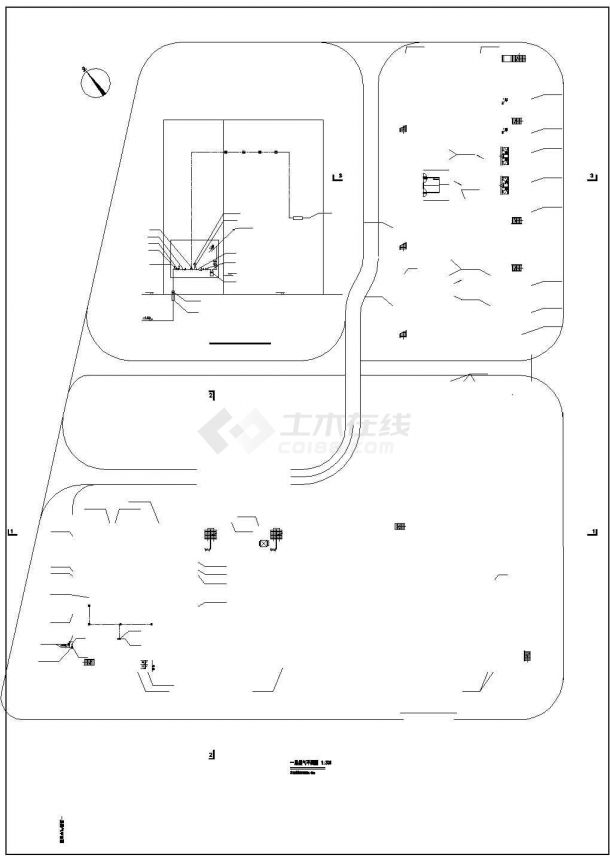 [深圳]某地多层公共建筑空调通风防排烟施工图设计和燃气管道系统设计施工CAD图（大院出品）-图一