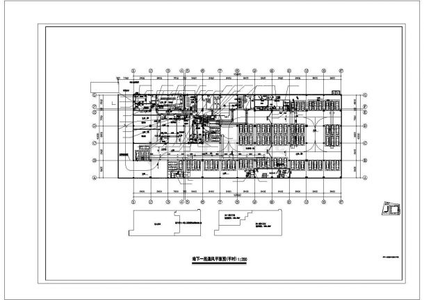 [深圳]某地多层公共建筑空调通风防排烟施工图设计和燃气管道系统设计施工CAD图（大院出品）-图二