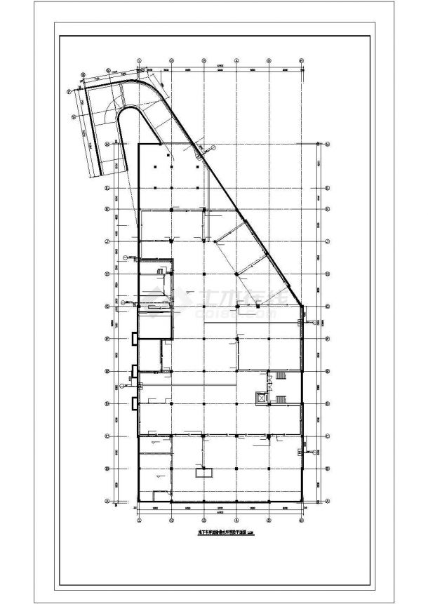 三层农贸市场及地下车库给排水消防cad施工图（甲级设计院）-图二