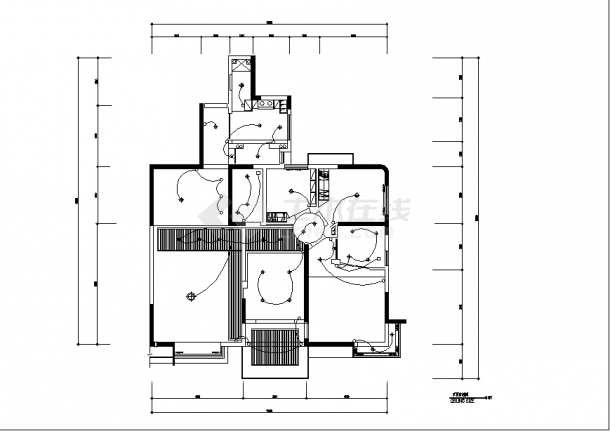 三套经典小户型住宅建筑设计施工cad图纸（含说明）-图一