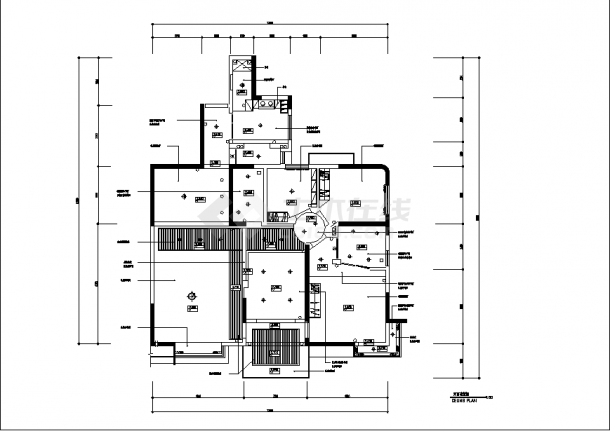 三套经典小户型住宅建筑设计施工cad图纸（含说明）-图二