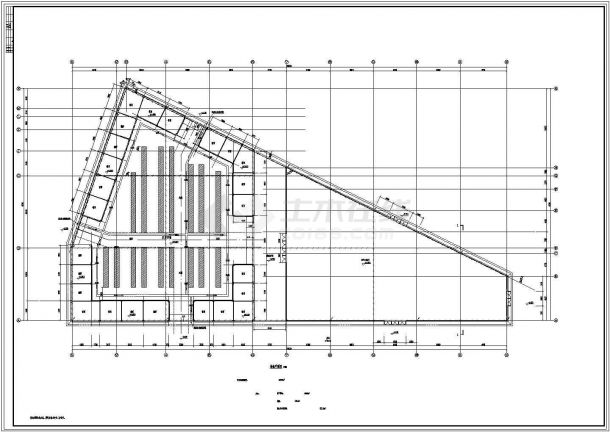 钢结构新街农贸市场全套CAD施工图-图二