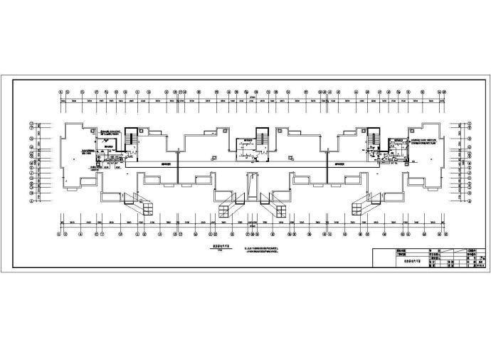 高层住宅电气建施cad图，共十九张_图1