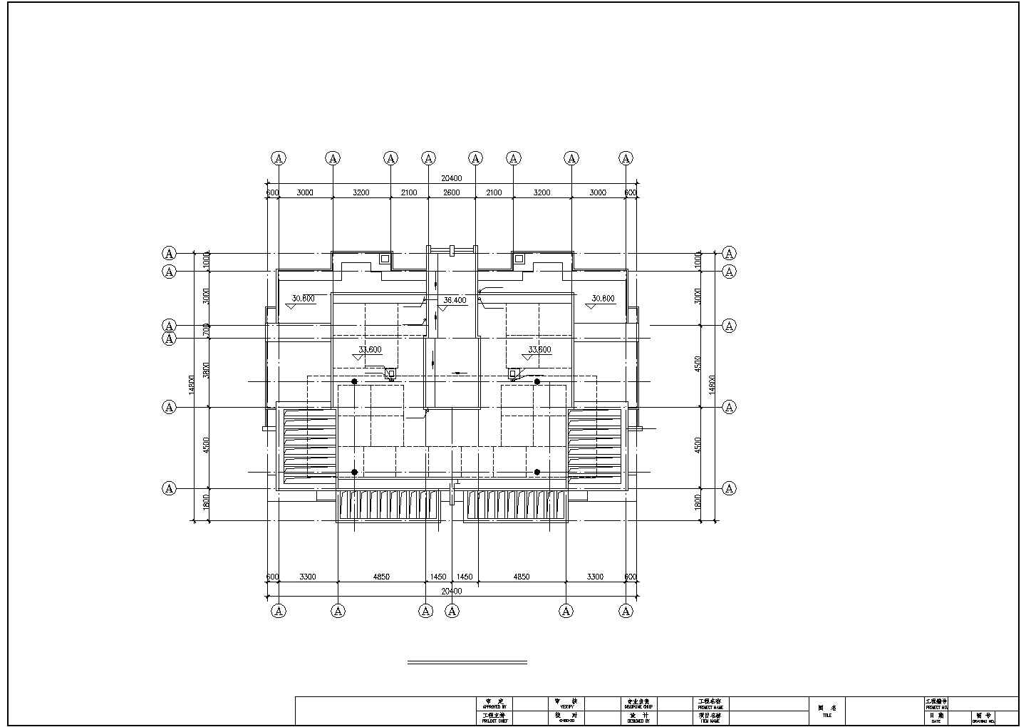 某跃层住宅楼内生活给排水详细方案设计施工CAD图纸