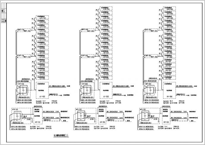 某高层住宅电气设计的CAD参考图_图1
