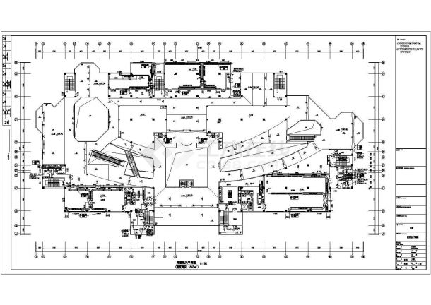 四层商业楼暖通空调及防排烟设计图纸-图二