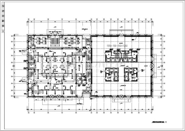 超高层办公楼暖通空调全套设计施工CAD图-图二