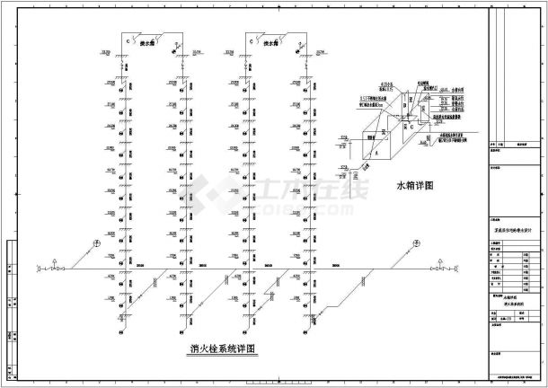 某高层电梯跃层住宅建筑全套水施详细方案设计施工CAD图纸-图二
