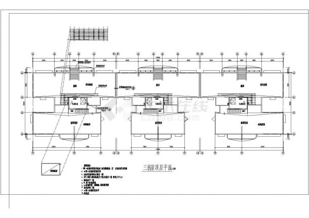 高层小区住宅施工图CAD图纸-图一