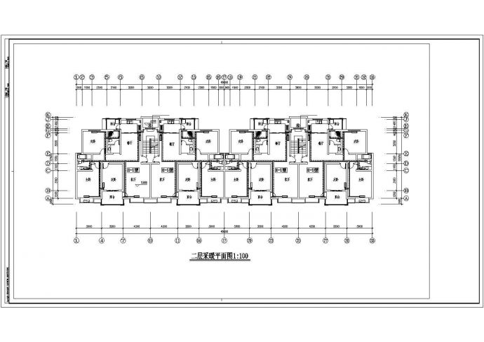 某高级小区经济适用房建筑暖施详细方案设计施工CAD图纸_图1