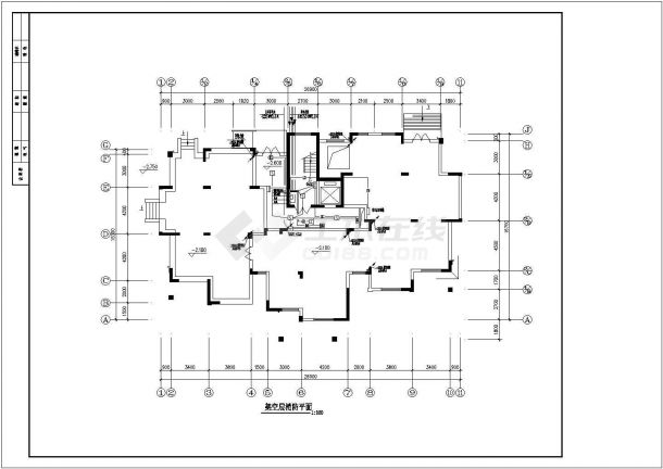 苏州小区高层住宅楼电气建筑施工设计方案图-图一
