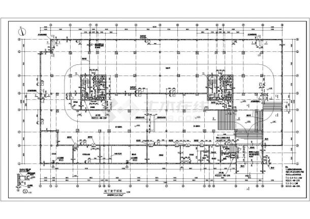 高层住宅楼平面建施图CAD图纸-图二