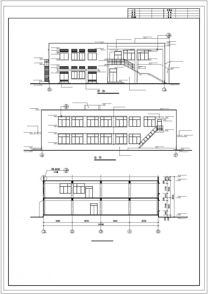 食堂建筑全套CAD规划图_图1