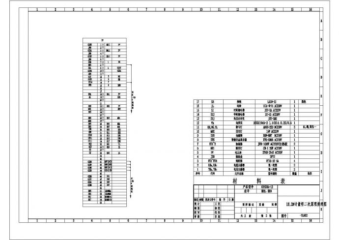 高压KYN28一、二次原理图设备成套cad图纸设计_图1